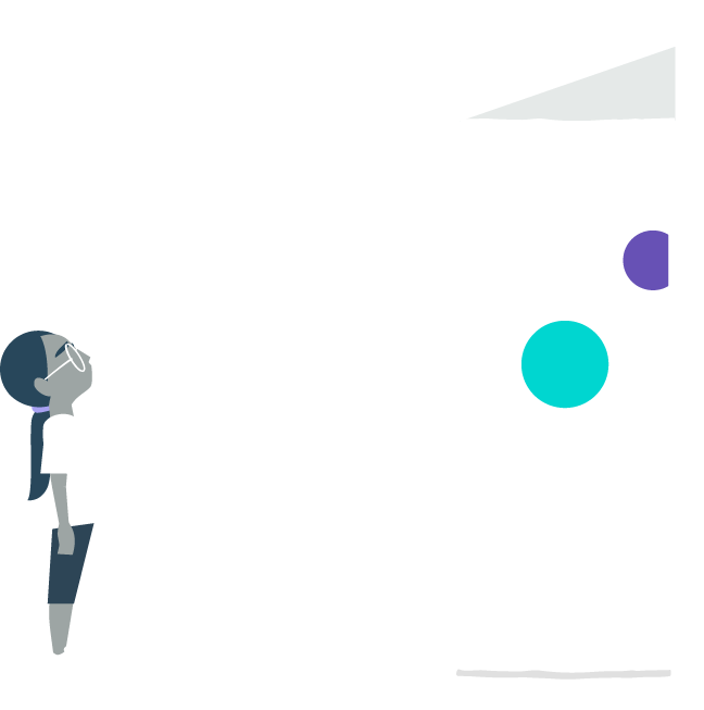 Child looking at open door